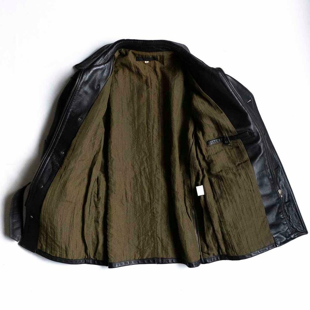 雰囲気抜群】HAROLD'S GEAR【レザー モーターサイクルコート】M ダーク