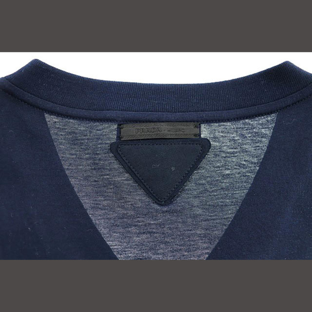 PRADA プラダ ロゴ Vネック 半袖Tシャツ