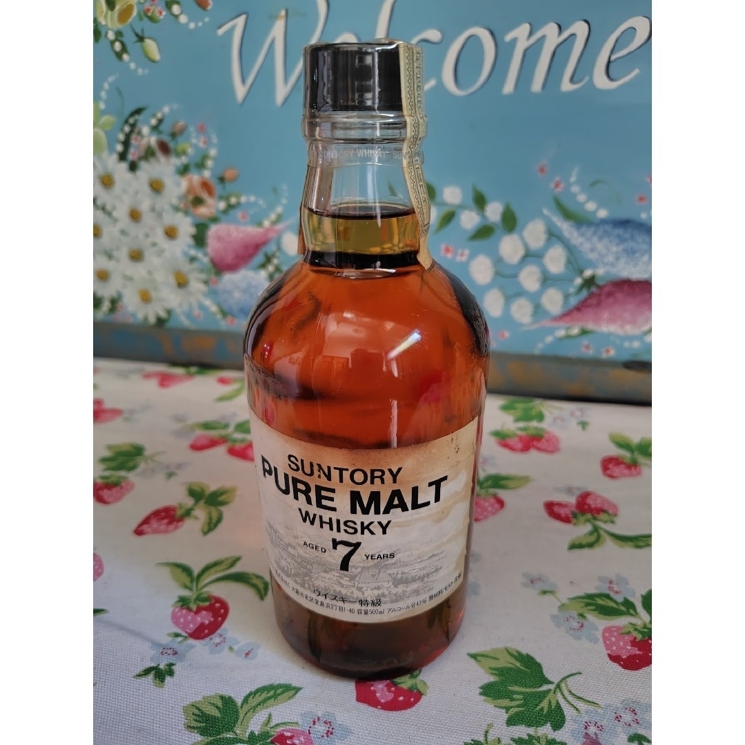希少】サントリー ピュアモルトウイスキー7年 ホワイトラベル