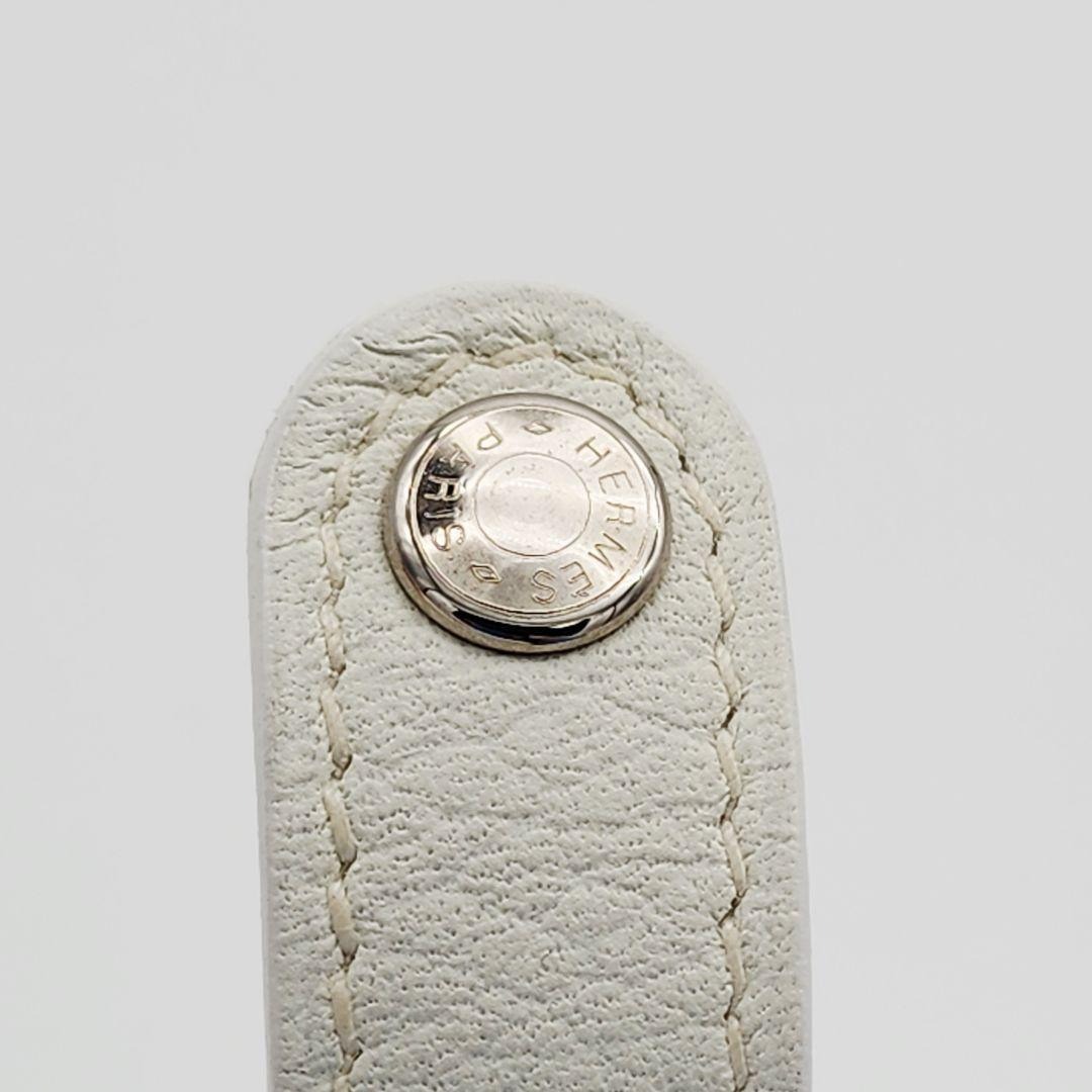 ☆HERMES☆ エルメス グローブホルダー ノマド ホワイト シルバー 箱