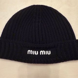 MIUMIU ミュウミュウ ニット帽/ビーニー Black