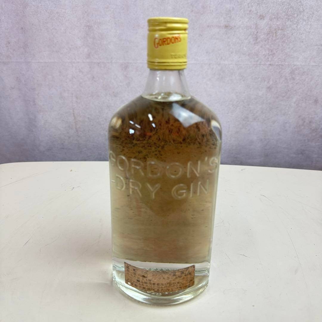 未開栓 GORDONS DRY JIN ゴードン ドライジン 旧ボトル 古酒 未開栓