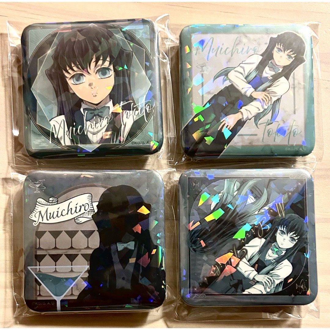 鬼滅の刃 モクテル 時透無一郎 グリッター缶バッジ コレクションロト