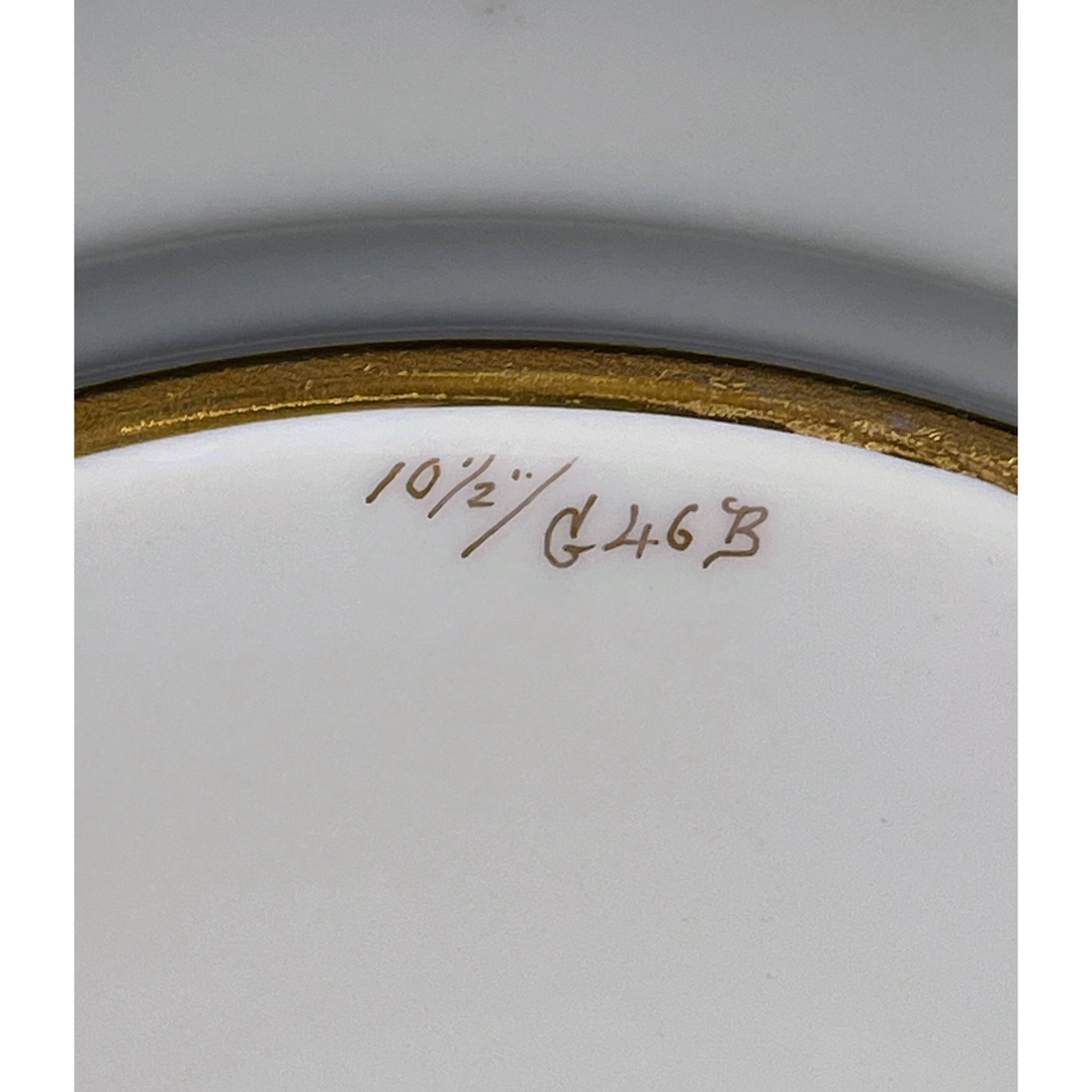 美品・豪華】レノックス 金彩装飾 モノグラム 26．4㎝ 大皿 Lenox