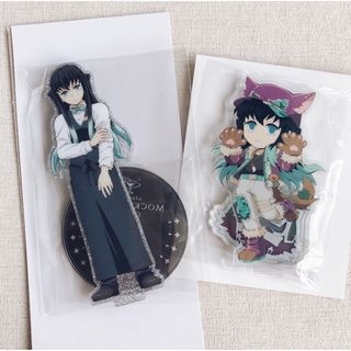 鬼滅の刃 キメツ学園バレンタイン編アクリルキーホルダー ピンバッジ