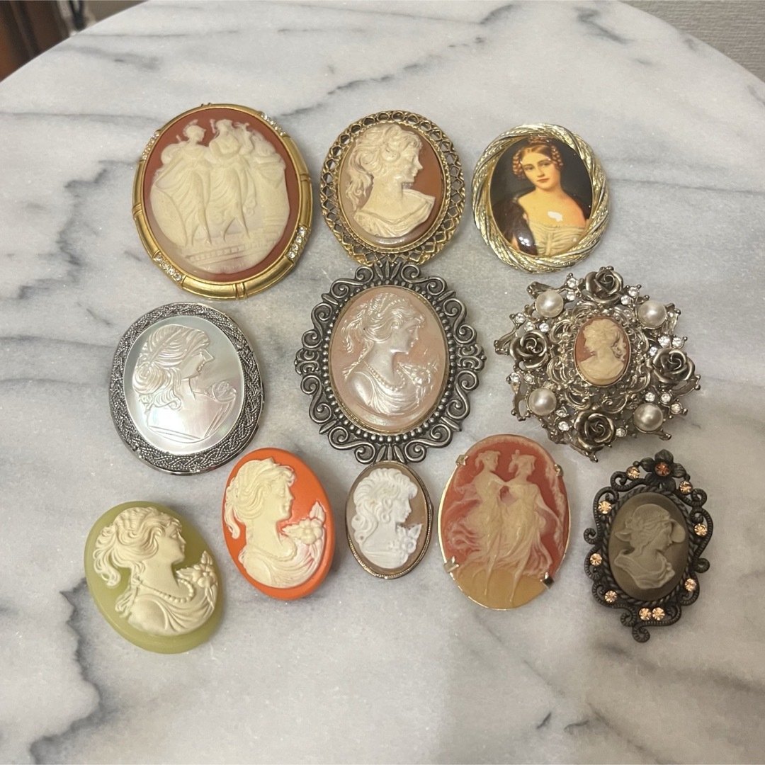 シャネルブローチ ココマーク ミラー 93P 1272 ヴィンテージ CHANEL