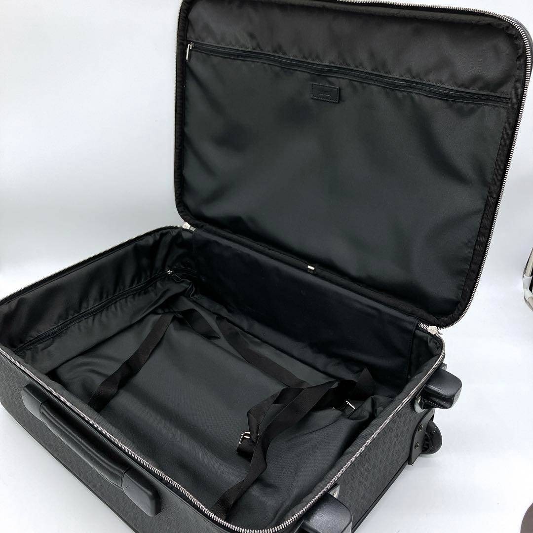 LOEWE - 【LOEWE】キャリーケース リピートアナグラム PVC ブラック 2