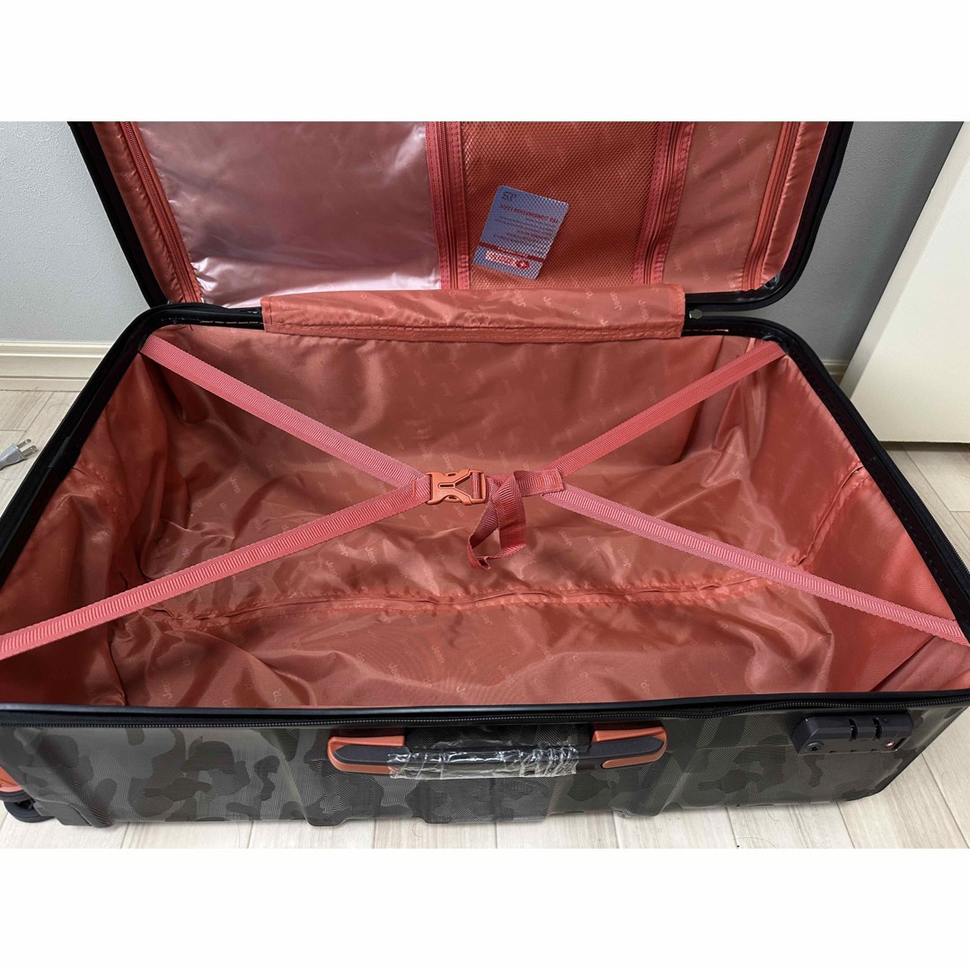 Jeep 正規限定モデル・ブラック×オレンジ スーツケース