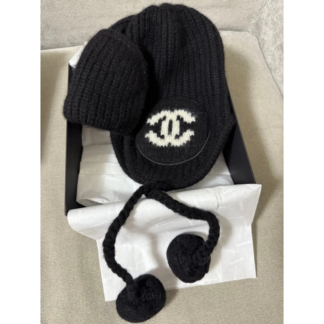 CHANEL - 値下げ！新品未使用 シャネル ニット帽 25B 最新作 大人気 超