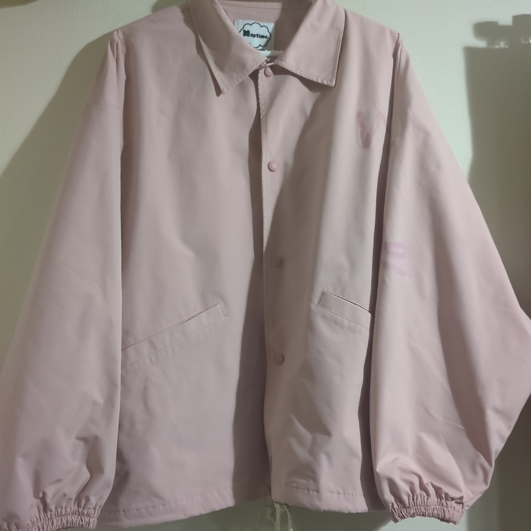 naptime コーチジャケット ピンク
