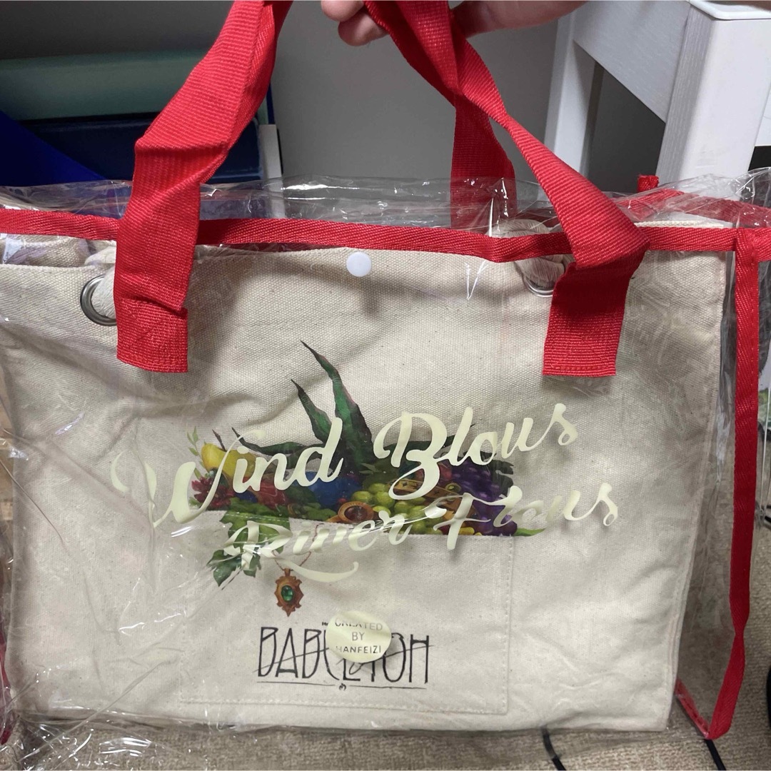 ミセスグリーンアップル バベルの塔 ロープハンドルバッグ クリア