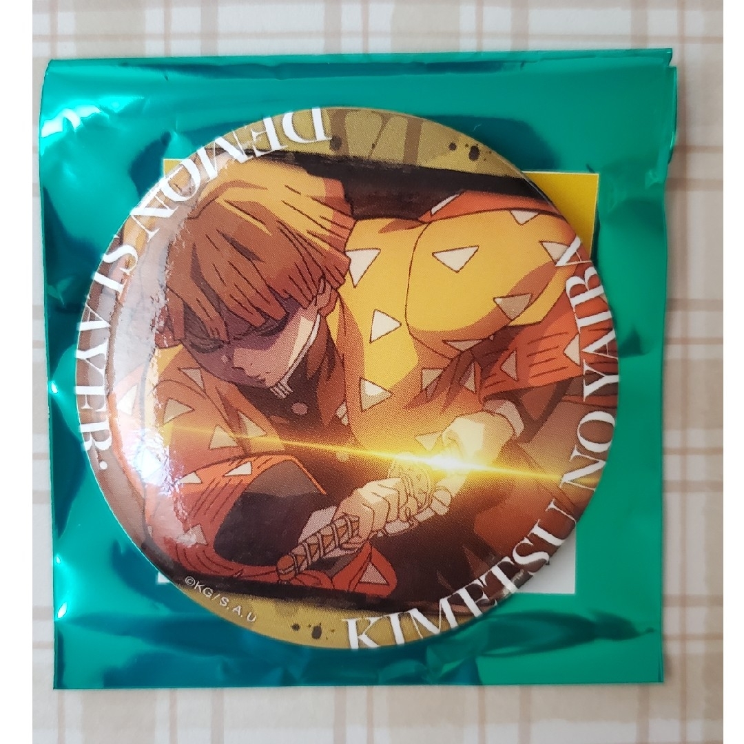 鬼滅の刃 隊士百景 我妻善逸 エモーショナル缶バッジ40 18点 鬼滅の刃