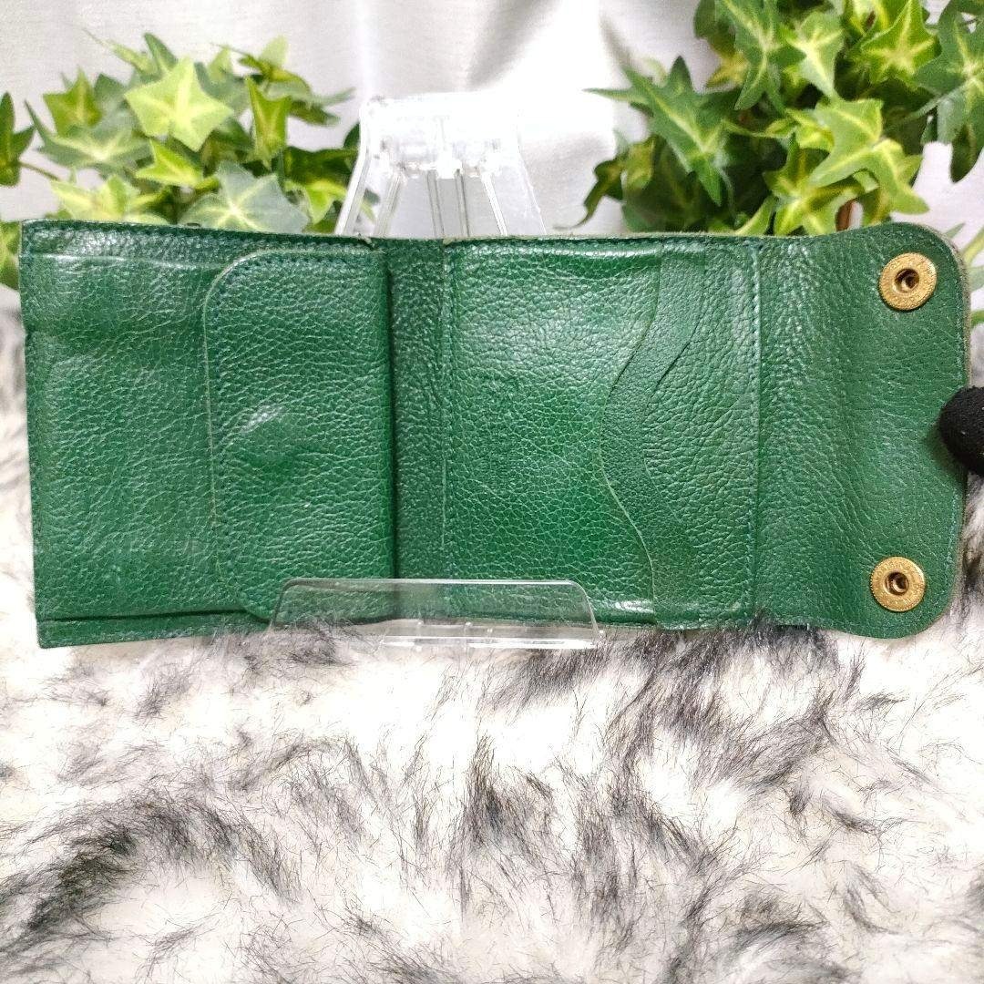 IL BISONTE - 極希少 廃盤品 イルビゾンテ 折り財布 グリーン IL