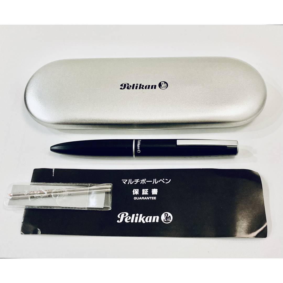 廃盤◇ペリカン 高級マルチボールペン 2色 Pelikan ブラック 保証書付