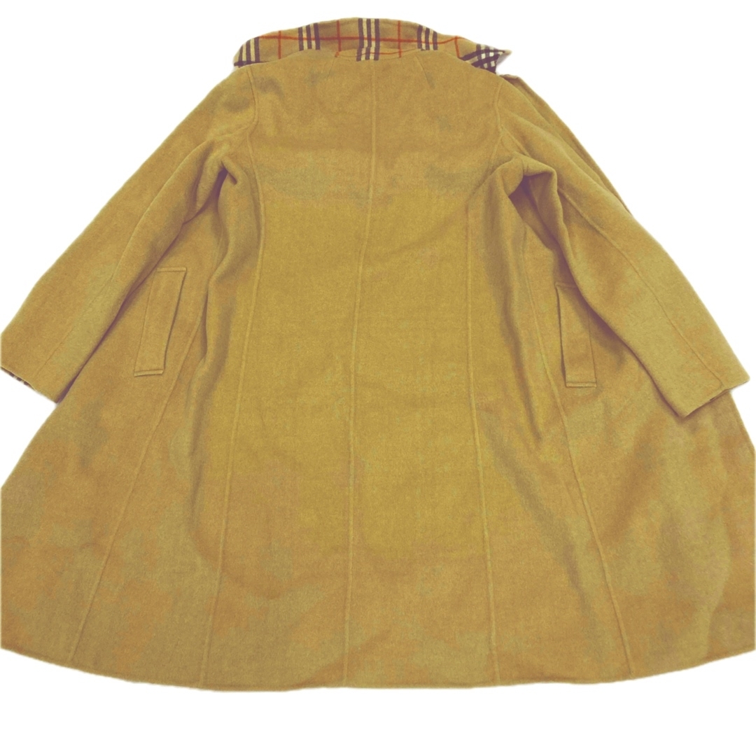 BURBERRY バーバリー カシミヤ混ウールコート ミドル丈 キャメル 40