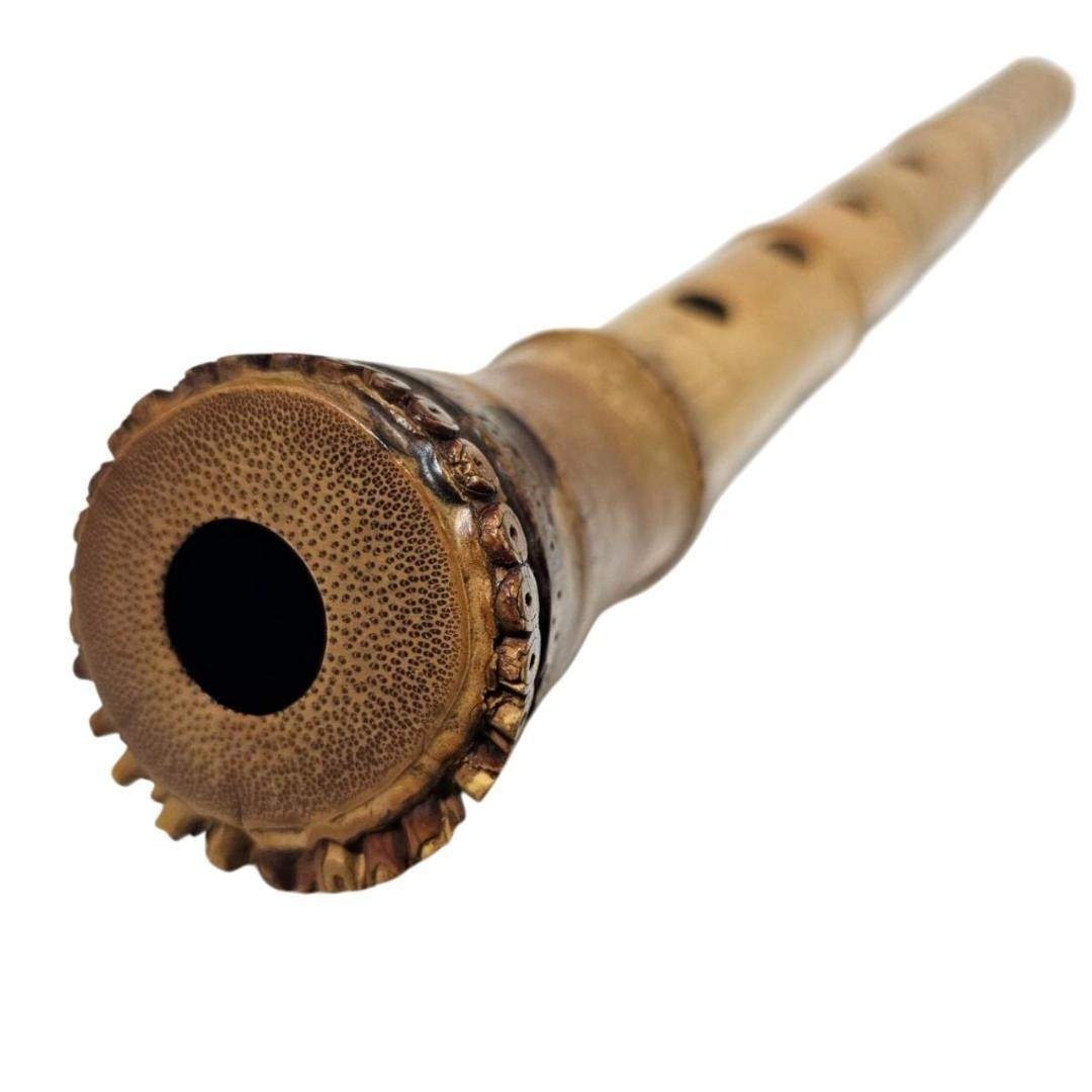 希少 尺八 琴古流 佐竹 1尺6寸 5孔 銘あり 2印