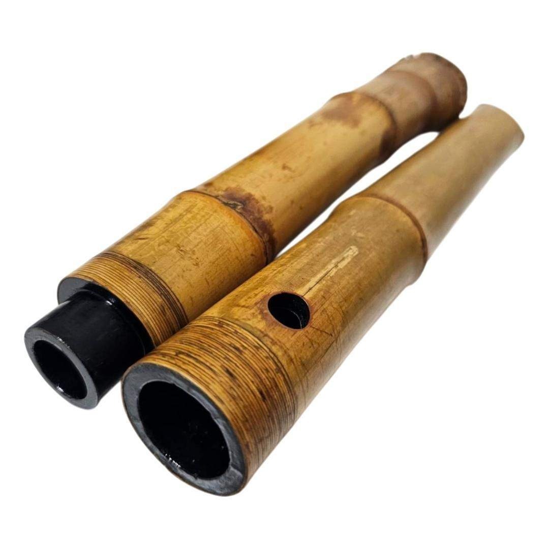 希少 尺八 琴古流 佐竹 1尺7寸 5孔 銘あり 2印