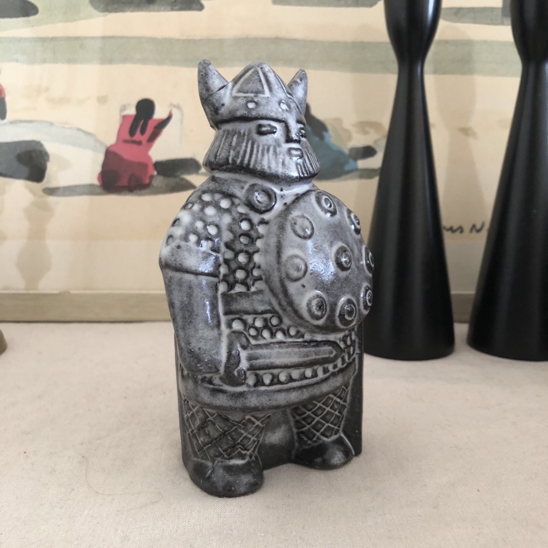 レア 北欧 ウプサラエクビー 陶板 バイキング Upsala Ekeby レア 北欧