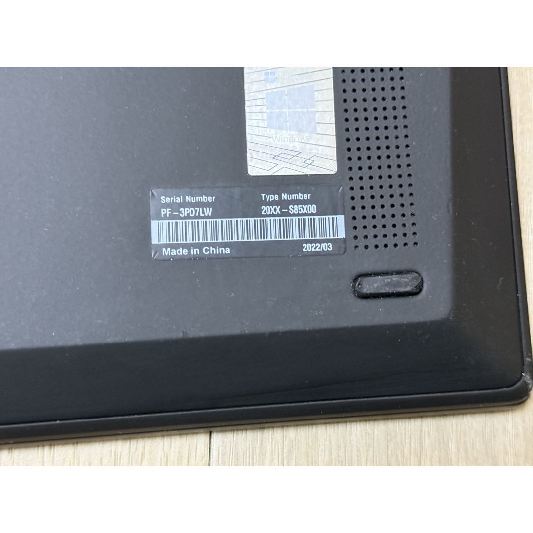 タッチ液晶ThinkPad X1 Carbon i7-11th 32G 2T