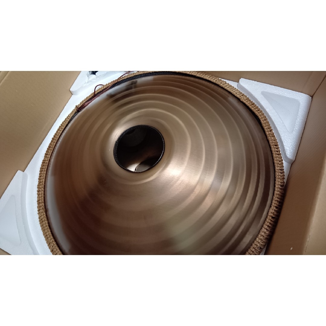 ハンドパン 432Hz 9音 22インチ 新品 打楽器 瞑想 スティールドラム