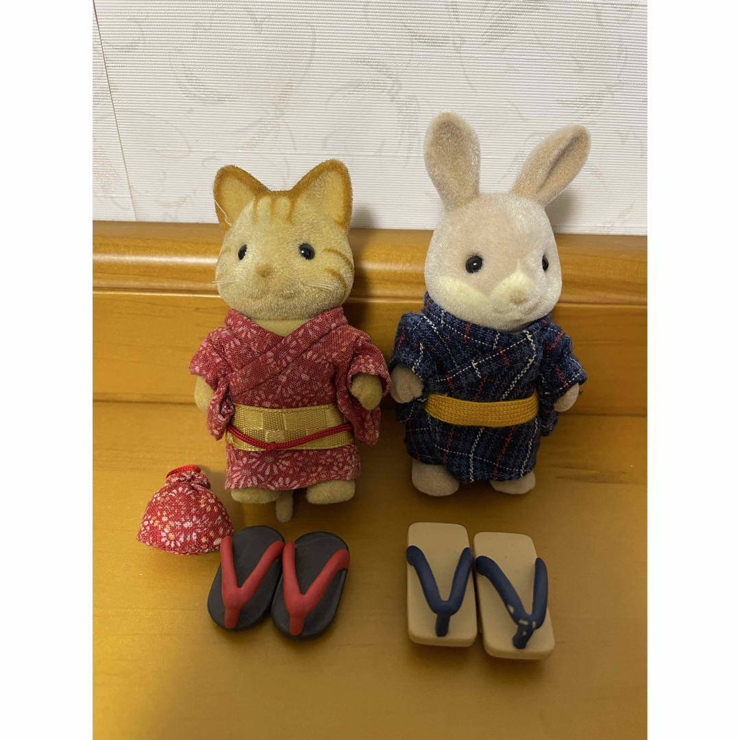 シルバニアファミリーの復刻版シリーズ 20周年特別商品 和服セット