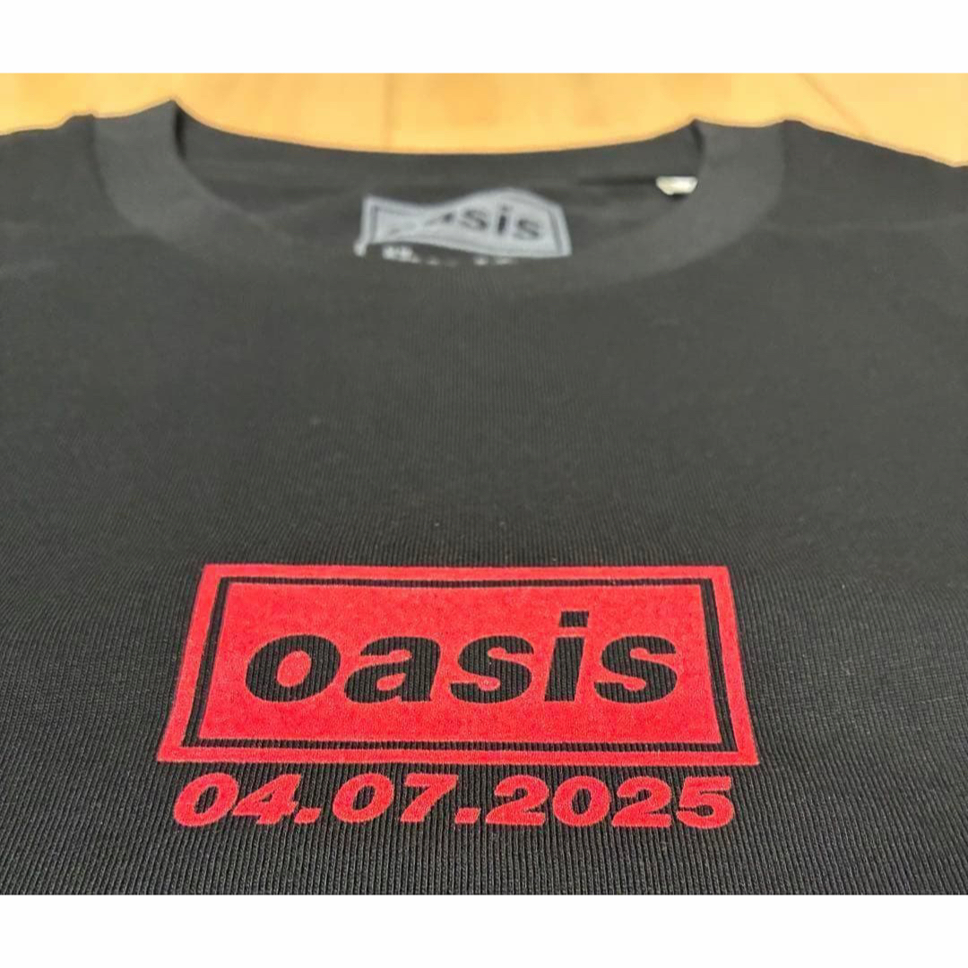 現地購入】【正規品】oasis 再結成初日 カーディフ公演日付入りTシャツ