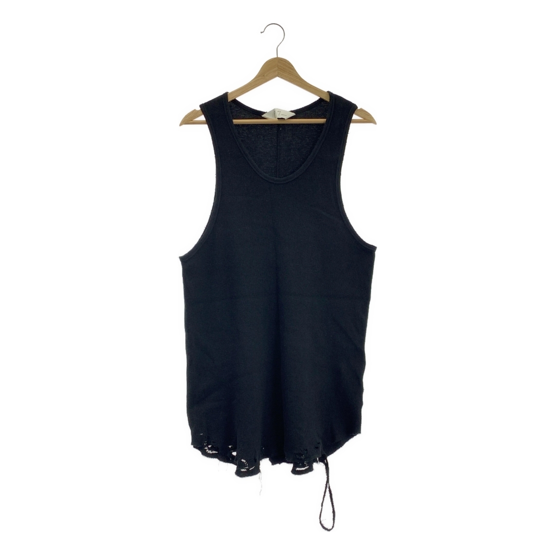 ANCELLM / アンセルム | DAMAGE WAFFLE TANK TOP / ダメージ加工