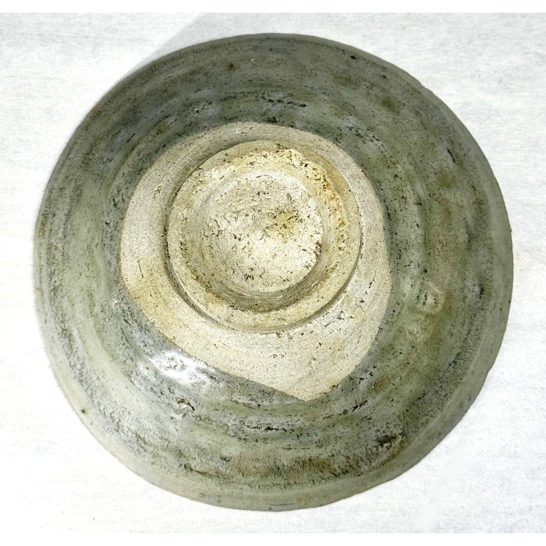 南宋時代 青磁輪花茶碗 箱付 古美術 時代品 伝世品焼物