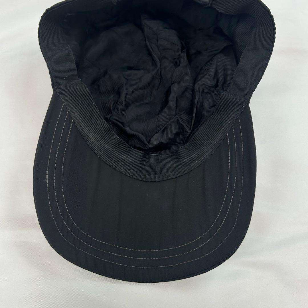 J531 プラダ イタリア製 ロゴ刺繍 ベースボールキャップ レディース