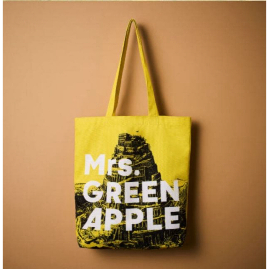 Mrs GREEN APPLE バベルの塔 RJシート 特典 トートバッグ 黄色の通販