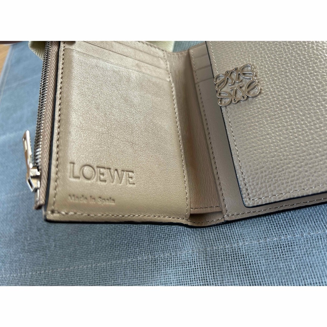 LOEWE ロエベ アナグラム 三つ折り財布 ベージュ