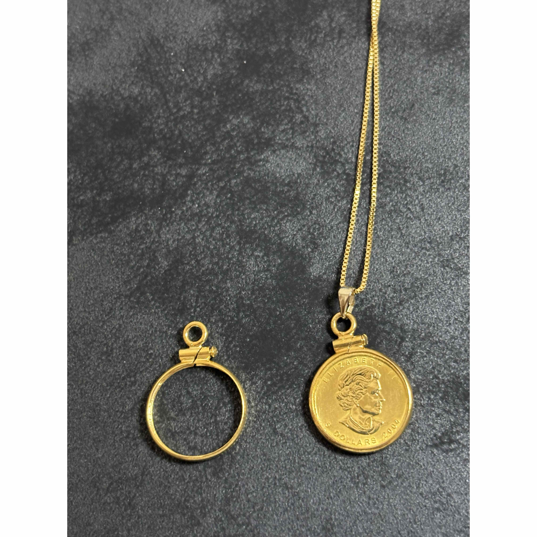 メイプルリーフ金貨1/10オンス用、コインフレーム 12KGFの通販 by