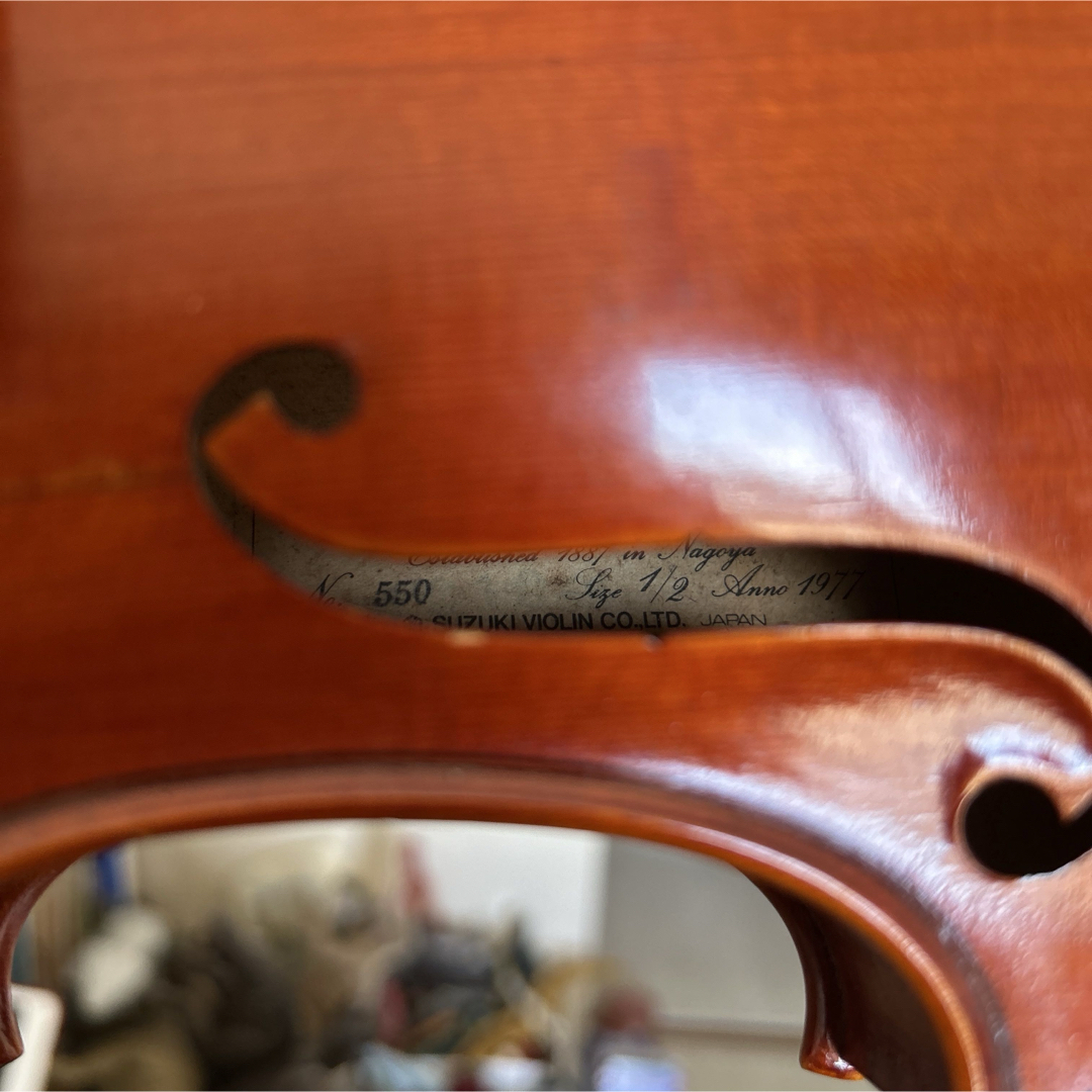 スズキバイオリン No550 1/2 1977年製造