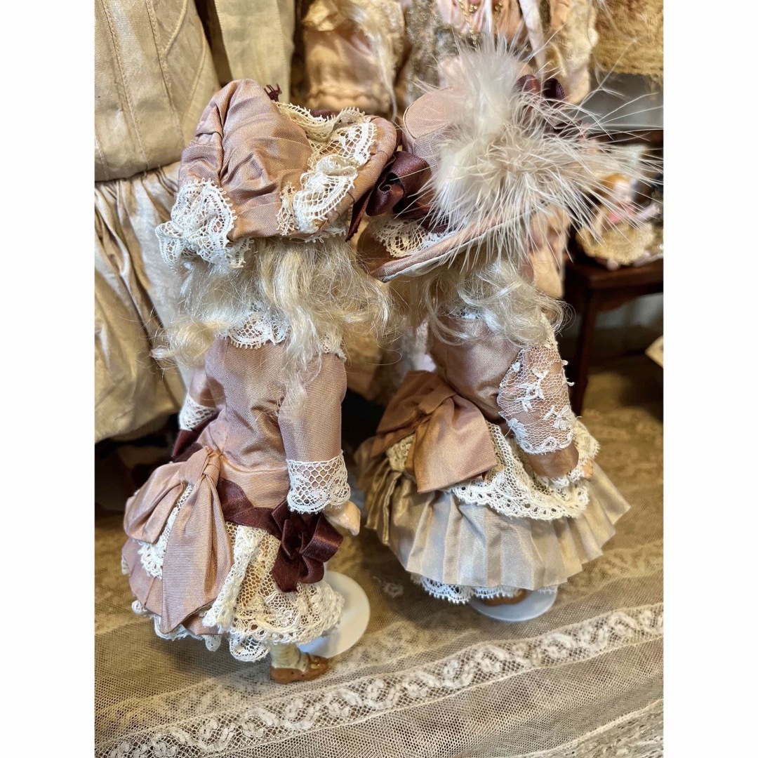 アンティークビスクドール ミニョネット シモハルツインズ・:*+.