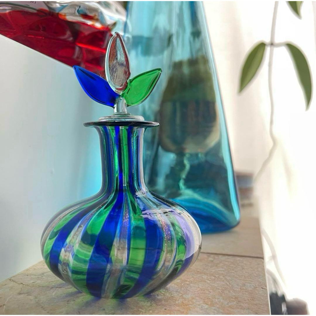 未使用☆ vintage 香水瓶 ベネチアンガラス ムラーノガラス アンティーク