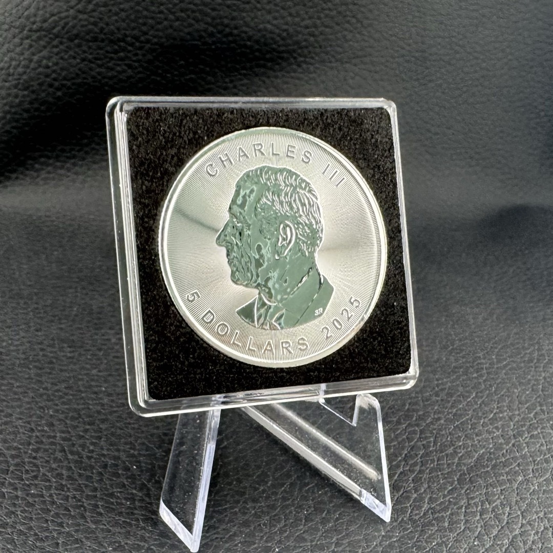 100枚限定 メイプルリーフ 銀貨 カラー 古代エジプト イシス女神 1オンス