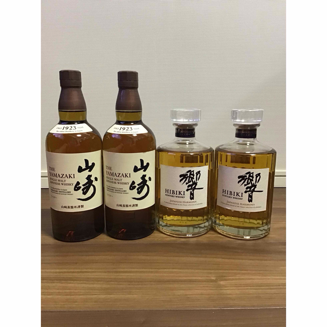 サントリー山崎NV，白州NV，響ジャパニーズハーモニー，知多 【4本