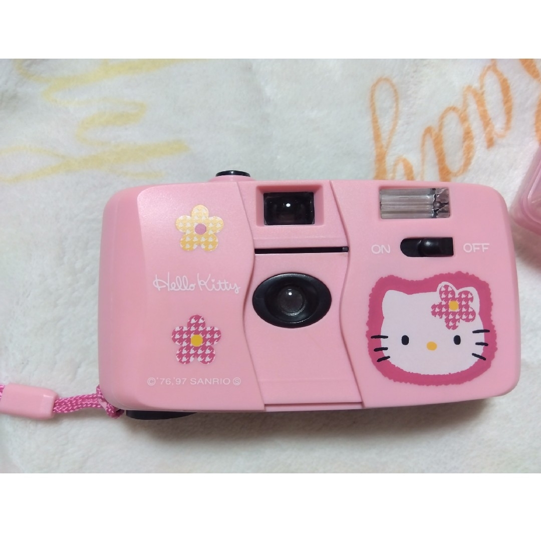 ハローキティ - sanrio キティちゃん カオハナ レトロ カメラ set*の