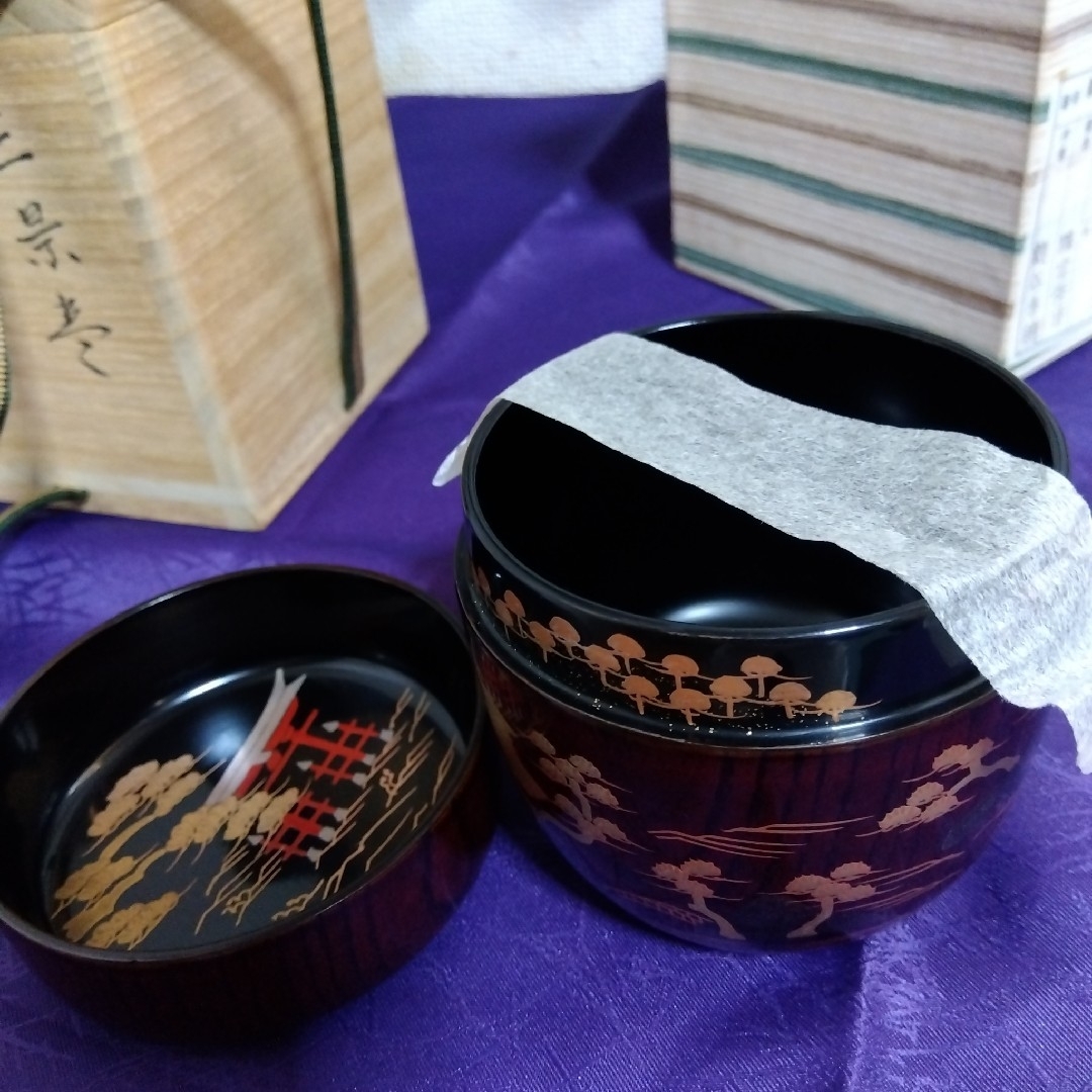 熊谷秀穂 三景 棗