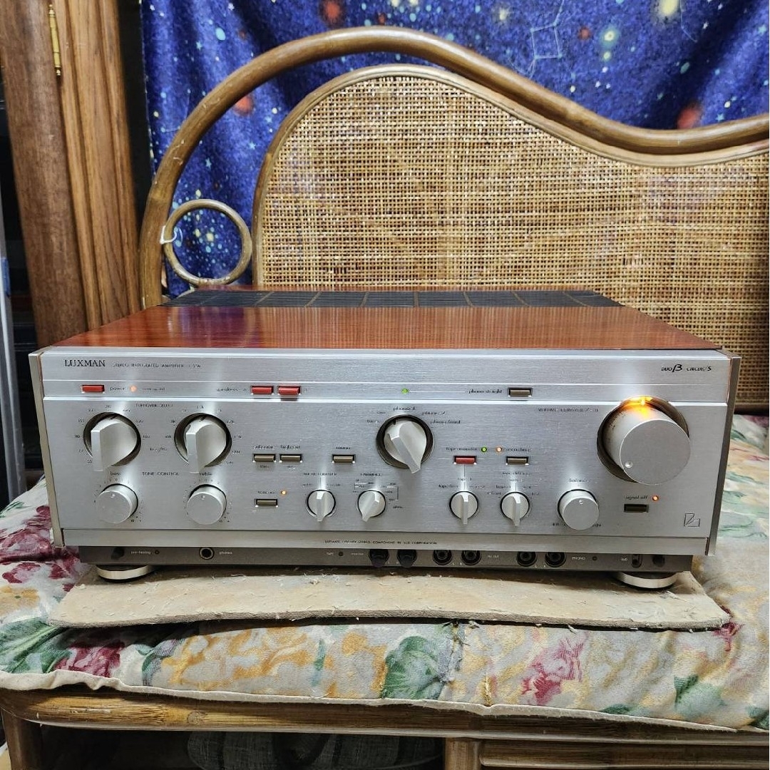 フルレストア済！完動超美品！LAXMAN高級プリメインアンプL-550 アンプ