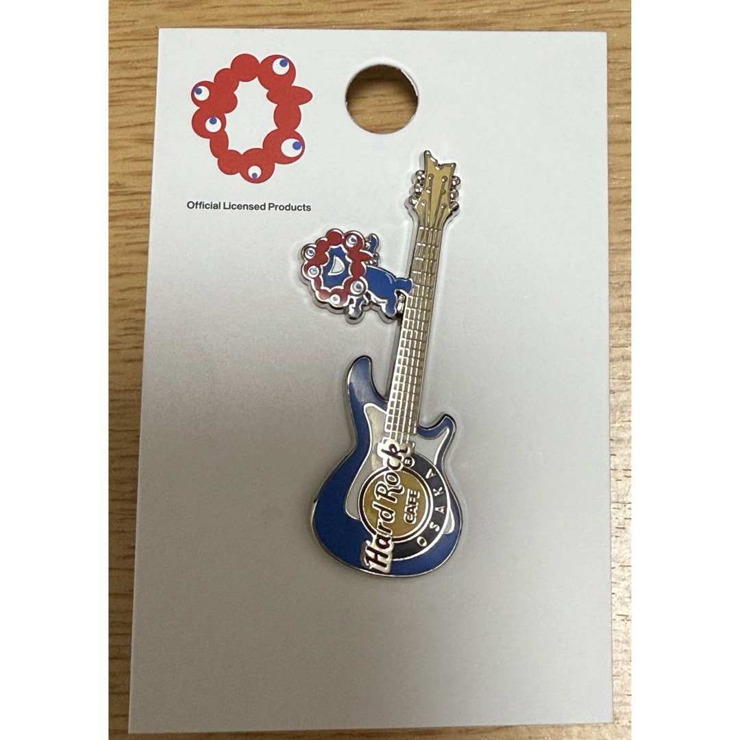 ハードロックカフェ限定ミャクミャクギター型ピンバッジ ハードロック