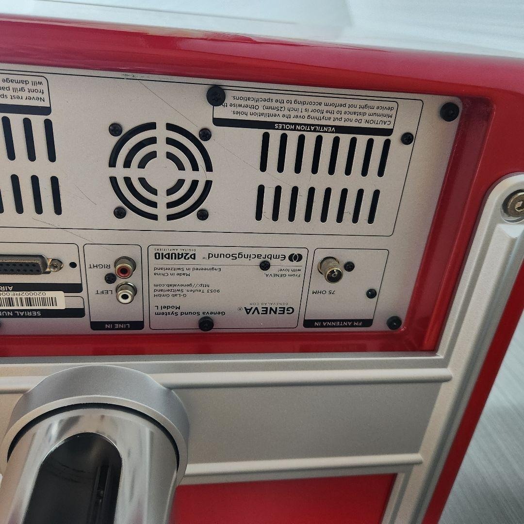 動作品】GENEVA MODEL L レッド スタンド付き