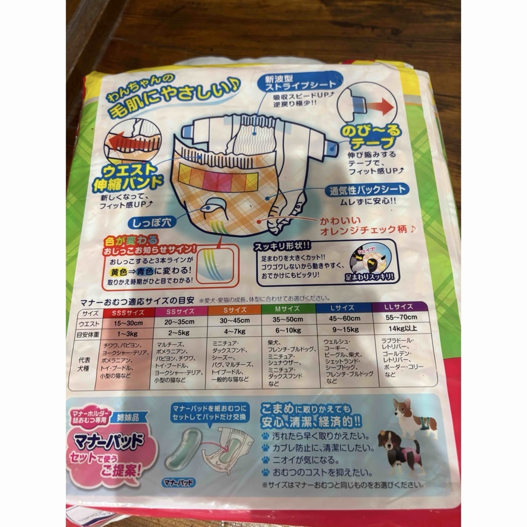 新品開封済みあり】Pone 犬用 マナーパンツ おむつ SSSサイズ 147枚の