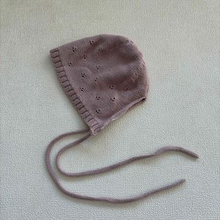 Caramel baby&child - apolina 刺繍ボンネット 6-12mの通販 by