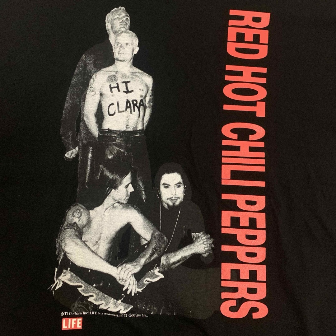 SCREEN STARS × LIFE レッドホットチリペッパーズ Tシャツ 黒
