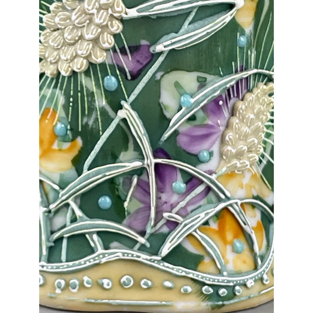 希少】オールドニッポン アールヌーボー 麦図 一陳盛り上げ クリーマー