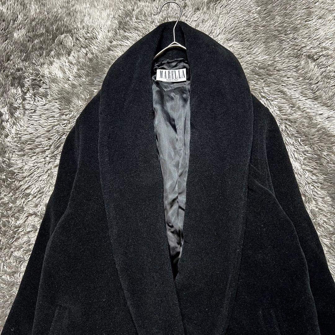 MaxMara MARELLA アルパカ 羽織り チェスターコート XL相当