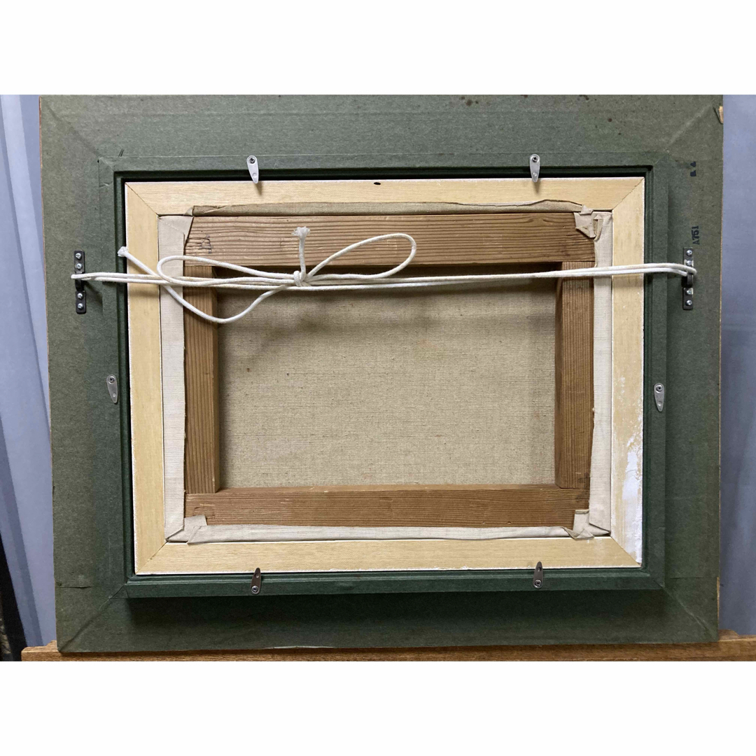 油彩 油絵 【海老沢巌夫】 「犬吠埼」(仮題) 「美術年鑑」掲載作家 F4