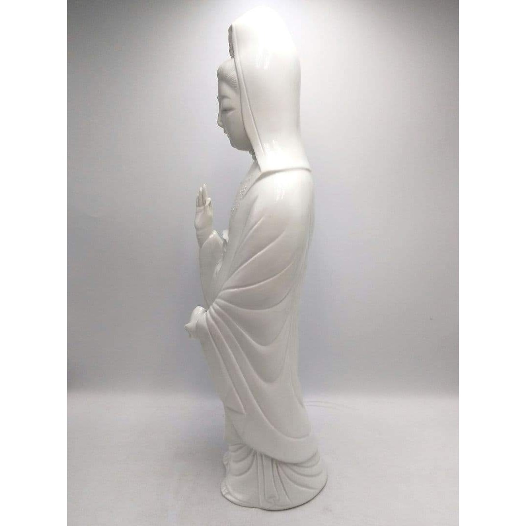 鍋島 - 鍋島大五作 白磁 縁起物 慈母観音像 仏像 置き物 陶器の通販 by