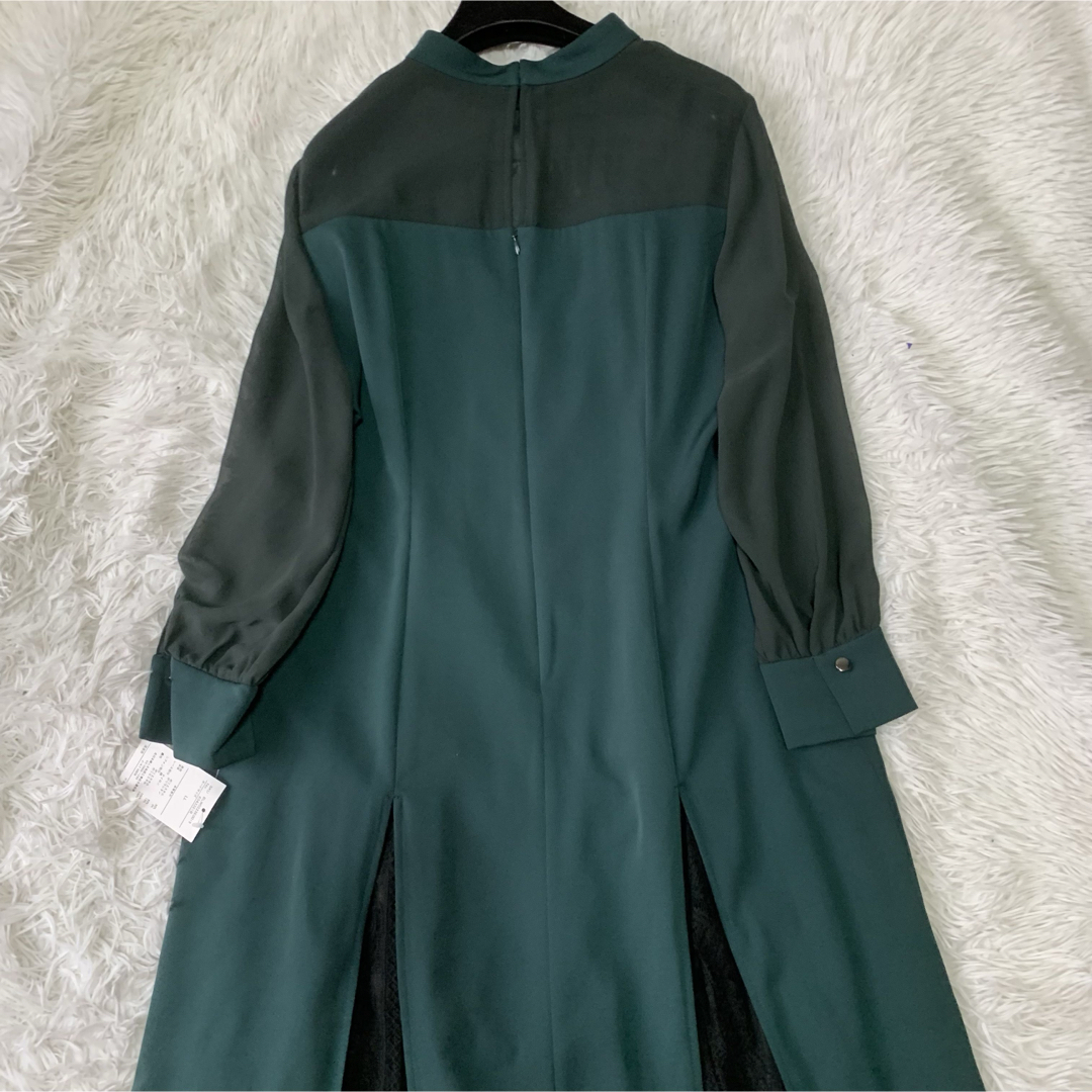 Callarus 裾スリットレースデザインワンピース LL 大きいサイズ 未使用